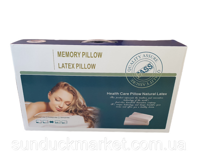 Ортопедическая подушка для сна Memory для головы с памятью для взрослых Подушки А777-206 2104363281 фото