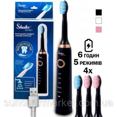 Электрическая зубная щетка Shuke SK-601 EK0001 фото