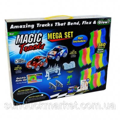 Дитяча гнучка іграшкова дорога Magic Tracks. MAGIC Track це нова гоночна траса, яка гнеться на всі боки і світиться у темряві. Нем 1976326949 фото