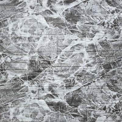Самоклеящаяся декоративная 3D панель камень Серый рваный кирпич 700х770х5мм (158) SW-00000487 SW-00000487 фото