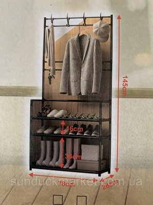 Вешалка для одежды и обуви Simple Soeh Rack (145*78*28) 2070335590 фото