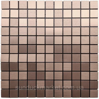 Самоклеющаяся алюминиевая плитка медная мозаика 300х300х3мм SW-00001157 SW-00001157 фото