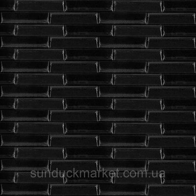 3D панель самоклеющаяся кладка черная 700х770х7мм (038) SW-00000303 SW-00000303 фото