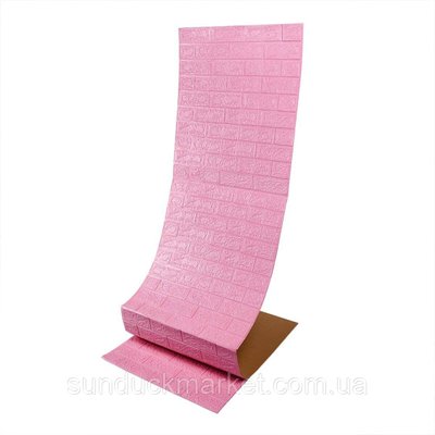 Самоклеющаяся 3D панель под розовый кирпич 20000х700х3мм SW-00001471 SW-00001471 фото