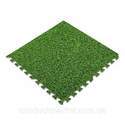 Пол пазл - модульное напольное покрытие 600x600x10мм зеленая трава (МР4) SW-00000153 SW-00000153 фото