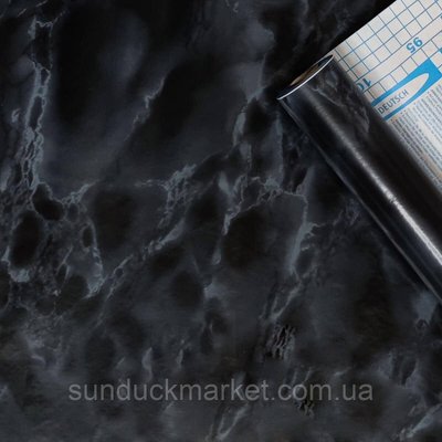 Самоклеющаяся пленка черный мрамор 0,45х10м SW-00000820 SW-00000820 фото