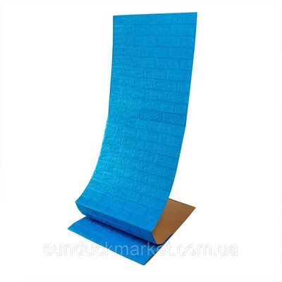 Самоклеющаяся 3D панель под синий кирпич 20000х700х3мм SW-00001734 SW-00001734 фото