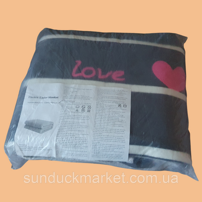 Электрическая согревающая простыня-матрас-одеяло с подогревом Electric Blanket 150х180см 1997068203 фото