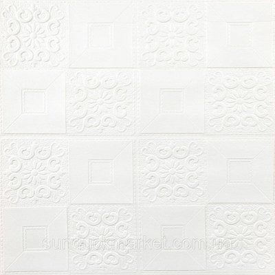 Самоклеющаяся декоративная потолочно-стеновая 3D панель фигуры 700x700x3мм (114-3) SW-00000697 SW-00000697 фото