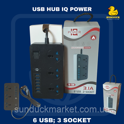 USB HUB IQ POWER 3.1A MF0001 фото